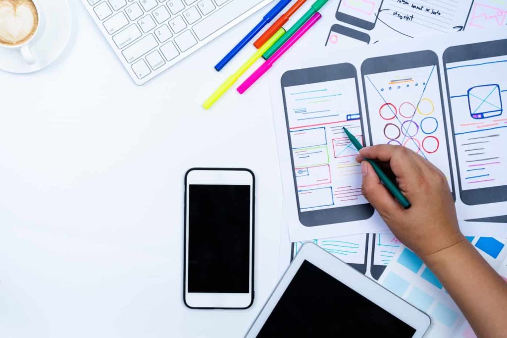 website-designer-creative-planning-application-development-draft-sketch-drawing-template-layout-framework-wireframe-design-studio