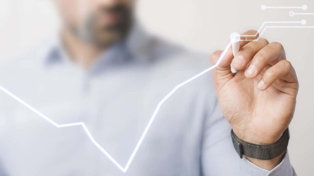 man-giving-business-presentation-using-futuristic-digital-pen